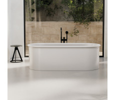 Ванна отдельностоящая 177×77см BETTE Suno Oval 2740-000 CFXXSR с шумоизоляцией и экраном, цвет: белый