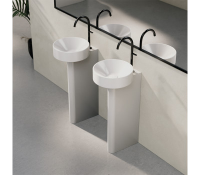 Раковина напольная 34x84cм BETTE Suno Pedestal A250-000 VK2 цвет белый