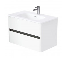 Тумба 1Marka Mona 80П 2я белый раковина Ц0000043671 Тумба 1Marka Mona 80П 2я белый раковина Ц0000043671