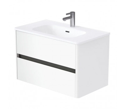 Тумба 1Marka Mona 80П 2я белый раковина Ц0000043671 Тумба 1Marka Mona 80П 2я белый раковина Ц0000043671