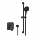 Душевой комплект Grohe CUBEO 1053352430 черный матовый Душевой комплект Grohe CUBEO 1053352430 черный матовый