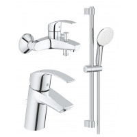 Набор для ванны 3 в 1 промо-комплект Grohe Eurosmart 129153