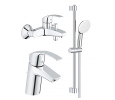 Набор для ванны 3 в 1 промо-комплект Grohe Eurosmart 129153