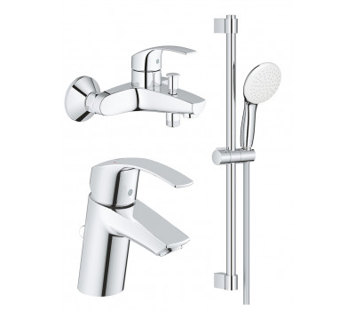 Набор для ванны 3 в 1 промо-комплект Grohe Eurosmart 129153 Набор для ванны 3 в 1 промо-комплект Grohe Eurosmart 129153