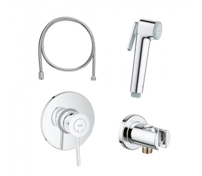 Готовый комплект гиг душ Grohe BauClassic 129186 хром Готовый комплект гиг душ Grohe BauClassic 129186 хром