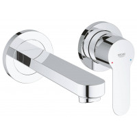 Смеситель для раковины на 2 отверстия Grohe BauEdge 20474000 хром