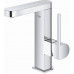 Смеситель для раковины Grohe Plus 23871003 со сливным гарнитуром, поворотный излив