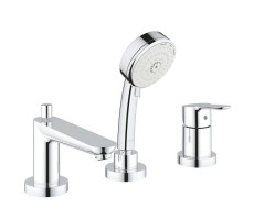Смеситель для ванны на 3 отверстия Grohe BauEdge 2511700A хром