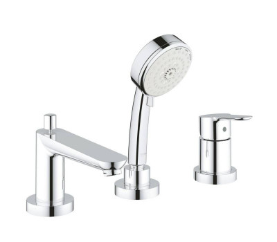 Смеситель для ванны на 3 отверстия Grohe BauEdge 2511700A хром Смеситель для ванны на 3 отверстия Grohe BauEdge 2511700A хром