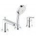 Смеситель для ванны на 3 отверстия Grohe BauEdge 2511700A хром Смеситель для ванны на 3 отверстия Grohe BauEdge 2511700A хром