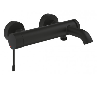 Смеситель однорычажный для ванны Grohe Essence+ 25250KF1 фантомный чёрный Смеситель однорычажный для ванны Grohe Essence+ 25250KF1 фантомный чёрный