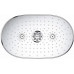 Верхний душ с кронштейном 450 мм Grohe Rainshower 360 DUO 26254000 хром