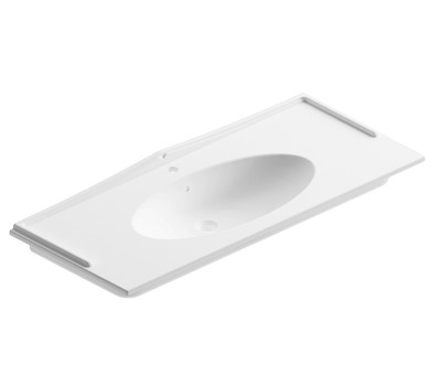 Раковина керамическая 122см BERLONI BAGNO QUADRA VINTAGE LAVQAVINCXR58 110 (2DCELAVCXQV106) цвет белый матовый Раковина керамическая 122см BERLONI BAGNO QUADRA VINTAGE LAVQAVINCXR58 110 (2DCELAVCXQV106) цвет белый матовый