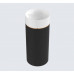 Раковина с пьедесталом 40x40 см Villeroy & Boch Octagon 417000PU Jet Black Leather Черная кожа