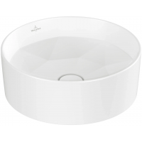 Раковина на столешницу 40x40 см Villeroy & Boch Octagon 417040S3 Белая матовая
