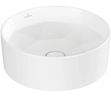 Раковина на столешницу 40x40 см Villeroy & Boch Octagon 417040S3 Белая матовая