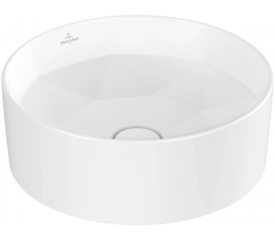 Раковина на столешницу 40x40 см Villeroy & Boch Octagon 417040S3 Белая матовая
