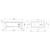 Ванна из минерального литья 180х80 Duravit Aurena DuroCast Smooth 700549000000000 цвет-белый матовый