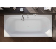 Ванна из минерального литья 180х80 Duravit Aurena DuroCast Smooth 700550000000000 цвет-белый матовый