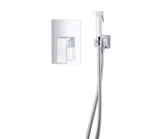 Смеситель D&K для душа с гигиеническим душем встраиваемый Bayern.Liszt DA1515001 хром Смеситель D&K для душа с гигиеническим душем встраиваемый Bayern.Liszt DA1515001 хром