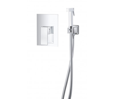 Смеситель D&K для душа с гигиеническим душем встраиваемый Bayern.Liszt DA1515001 хром Смеситель D&K для душа с гигиеническим душем встраиваемый Bayern.Liszt DA1515001 хром