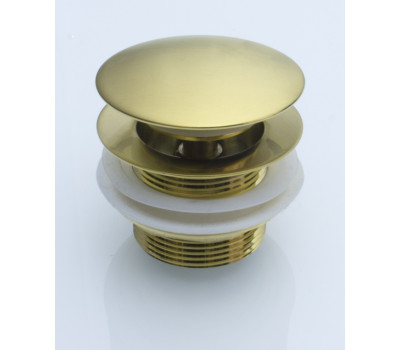 Донный клапан на ванну GANZER GZ5703-S золото матовый