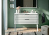 Тумба под раковину с 2-мя выдвижными ящиками BERLONI BAGNO SUITE VINTAGE SUVBS2C105C/110/MMSL110 цвет белый матовый Тумба под раковину с 2-мя выдвижными ящиками BERLONI BAGNO SUITE VINTAGE SUVBS2C105C/110/MMSL110 цвет белый матовый