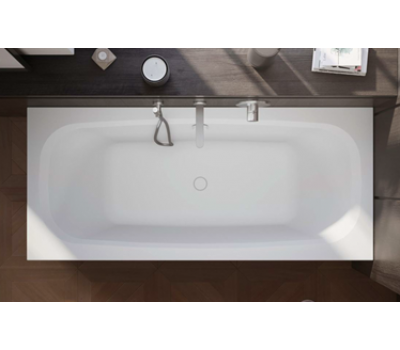 Ванна из минерального литья 180х80 Duravit Aurena DuroCast Smooth 700550000000000 цвет-белый матовый