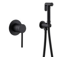 Смеситель ABBER Emotion AF8825B с гигиеническим душем, черный матовый Смеситель ABBER Emotion AF8825B с гигиеническим душем, черный матовый