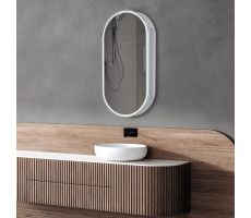 Зеркальный шкаф ABBER Kontur AG6339S с подсветкой, сенсорный выключатель, диммер 