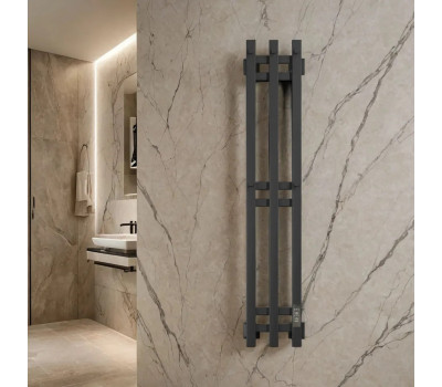 Полотенцесушитель электрический Comfysan Alto-K EC-3 120/15, черный матовый