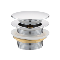 Донный клапан на ванну GANZER GZ5703 хром