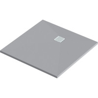 Мраморный душевой поддон 90х90см Good Door Essentia CR графит ЛП00182