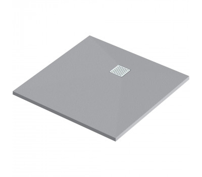 Мраморный душевой поддон 90х90см Good Door Essentia CR графит ЛП00182