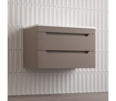 Тумба подвесная Style Line Остин под раковину Фортуна 80 2 ящ тауп темный эмаль PLUS ЛС-00002406 Тумба подвесная Style Line Остин под раковину Фортуна 80 2 ящ тауп темный эмаль PLUS ЛС-00002406