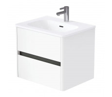 Тумба 1Marka Mona 60П 2я белый раковина Ц0000043663 