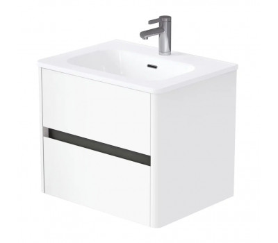 Тумба 1Marka Mona 60П 2я белый раковина Ц0000043663 Тумба 1Marka Mona 60П 2я белый раковина Ц0000043663