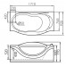 Акриловая ванна 171х92см Gemy G9072 B L
