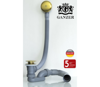 Пластиковая обвязка (автомат) для ванны GANZER GZ1199-ME цвет золото