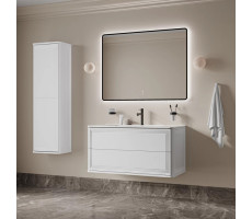 Тумба с умывальником, подвесная, 100 см IDDIS Oxford Neo OXN10W0i95K белый