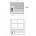 Сауна 180х150 Gruppo Treesseх SA1815DX01AVL SX (левый вариант), подсветка, фронтальная дверь стекло/дерево
