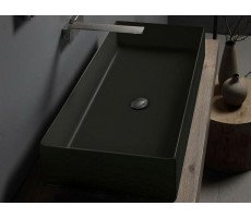 Раковина накладная 80х40см Scarabeo Teorema 2.0 5102 37 BK цвет-Lava Раковина накладная 80х40см Scarabeo Teorema 2.0 5102 37 BK цвет-Lava