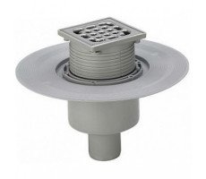 Душевой трап Viega Trap 583224 с решеткой, с сухим затвором, нержавеющая сталь, хром