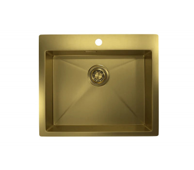 Кухонная мойка GRANULA 5951, ЗОЛОТО САТИН, стальная кухонная мойка Кухонная мойка GRANULA 5951, ЗОЛОТО САТИН, стальная кухонная мойка