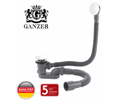 Пластиковая обвязка (автомат) для ванны GANZER GZ1199-F цвет белый