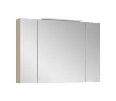 Зеркало-шкаф Roca Oleta 100 A857648515 с подсветкой, капучино матовый