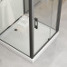 Душевая кабина Niagara Standart ST90/15Q/BL (90х90х215) квадрат, поддон 15см, распашная, профиль черный 