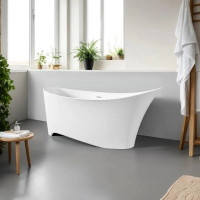 Ванна из Solid Surface BAS Иннова 170х80 ВА00040 белый матовый