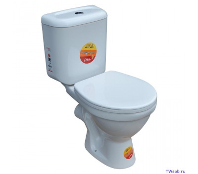 Унитаз-компакт Jika Lyra 8.2423.4.000.242.9 (сиденье отдельно) с косым выпуском