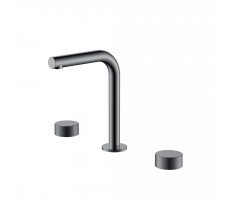 Смеситель на столешницу STICK DIAMOND на 3 отв. Shine Gun Metal Boheme 152-SGM графит матовый глянцевый 